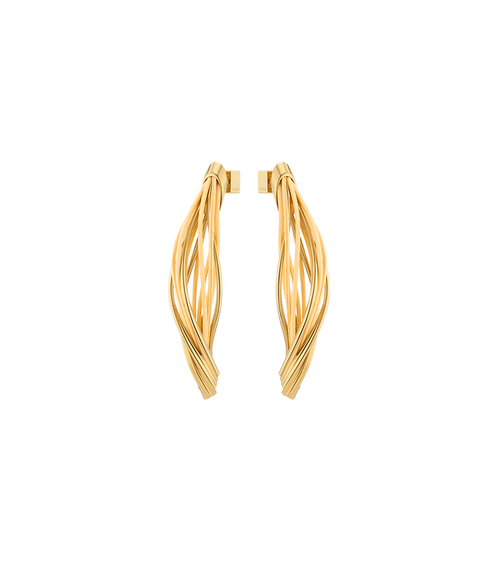 Boucles d’oreilles pendantes Rozo - Rotin