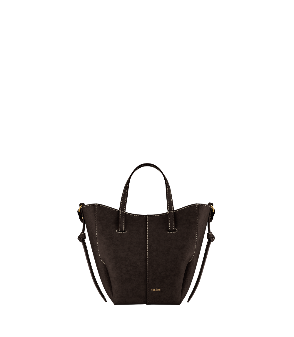 Cyme Tote Nano - Ébène Grainé